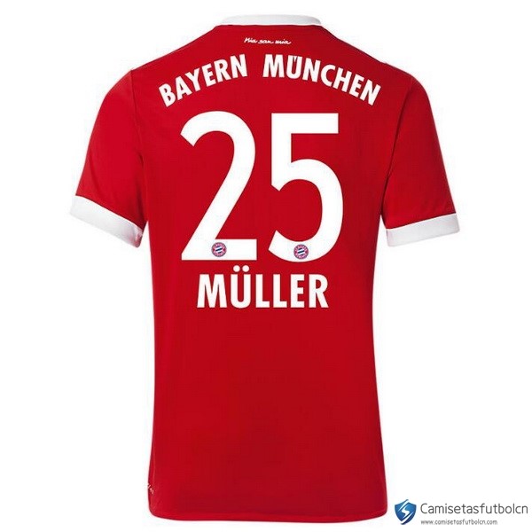 Camiseta Bayern Munich Primera equipo Muller 2017-18